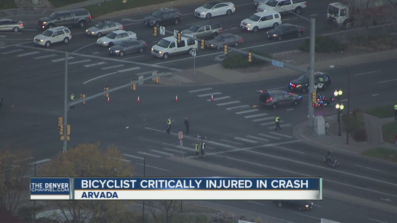Bicyclist critically injured in crash - YouTube