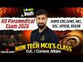 GK + Current Affairs 2026 🔥 | Non-Tech Class For AIIMS CRE, DSSSB & All Paramedical Exams #20