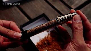 V12 Plus Twisty Glass Blunt Metal Smoking Pipe by WFW