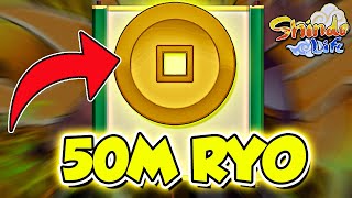 Finally!! This Is The Fastest Way TO GET *50 MILLION* RYO Using This Method In Shindo Life!