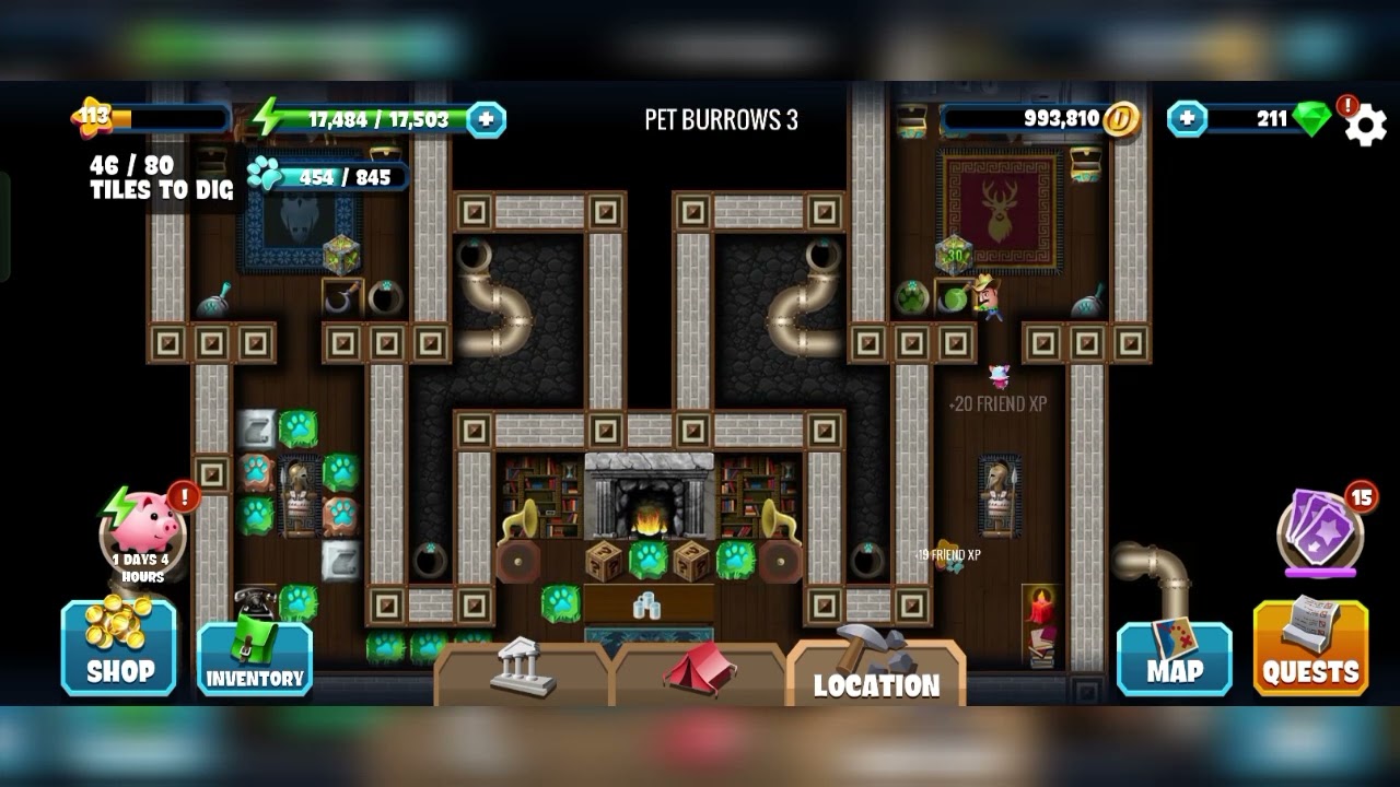 Diggy's Adventure Pet Burrows | 