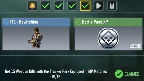 Call Of Duty Mobile Get 15 Weapon Kills with the Tracker Perk Equipped in MP Matches
