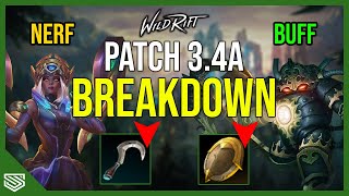 GOODBYE DOUBLE SUPPORT ITEM META! 🔥 -  WILD RIFT PATCH NOTES 3.4A BREAKDOWN