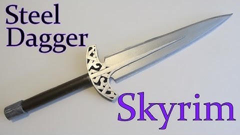 Make the Steel Dagger from Skyrim