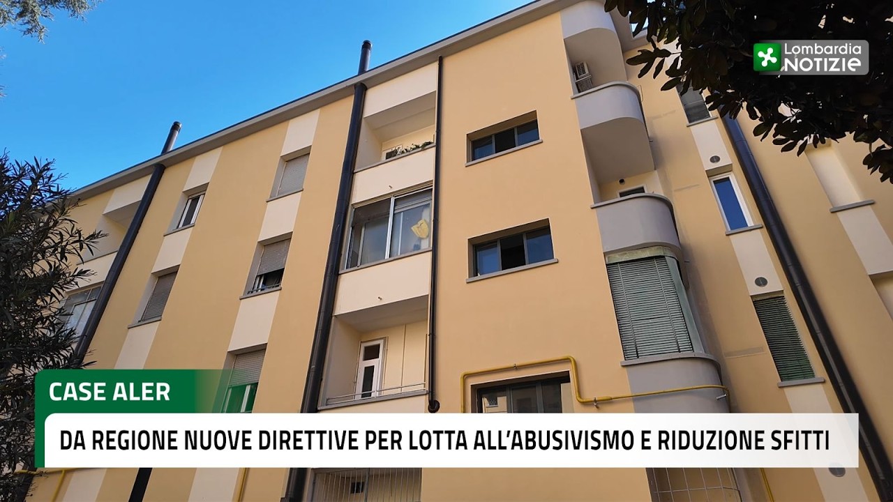 Case popolari, le direttive di Regione alle Aler