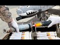 Loading 1000s of Scary Rounds into Feared US A-10 GAU-8 Gatling Gun