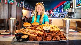That Platter Serves Four People.. | The Route 66 Ultimate Food Challenge
