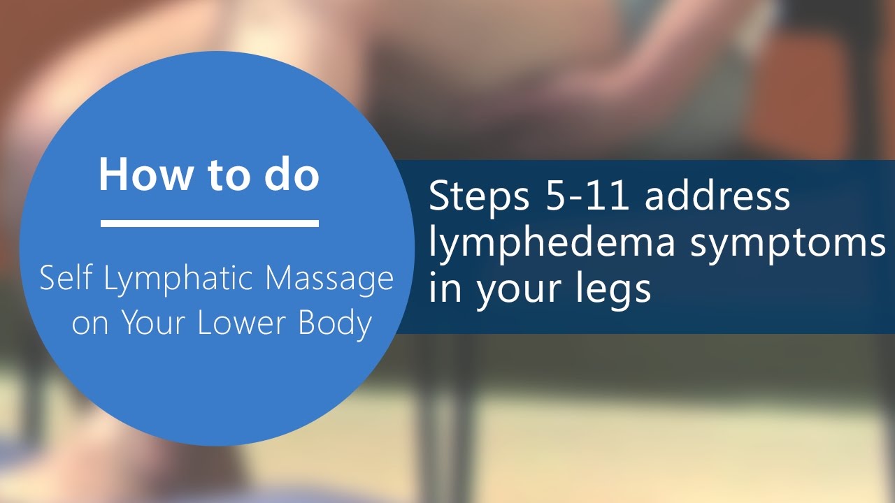gentle ben Steps 5-11 Address Lymphedema Symptoms in your Legs