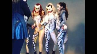 BODY-ART BALLET shooting. Kitties ))))) by VALERYSTAR production