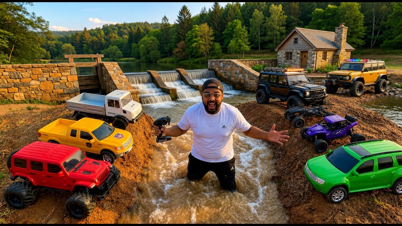 Monster RSC Crawlers vs water Stream | Extreme Offroad Fun | - YouTube