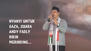 Bikin Merinding.. Andi Fadly ( Padi Reborn ) Nyanyikan We Will Not Go Down untuk Gaza Palestina