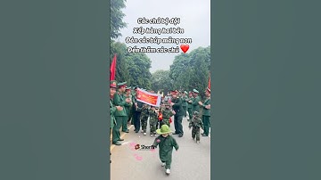 Mấy bé dễ thương đến đơn vị thăm các chú #respect #bodoivietnam #quandoivietnam #short #shortvideo
