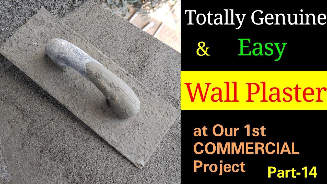Pillar Wall Plastering Process || Divider Wall at Roof-top (Our 1st COMMERCIAL Project) Part-14