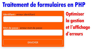 Traitement de formulaires en PHP (Partie 2/2) : Optimiser l