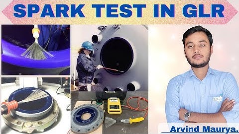Spark test in GLR | glass lined reactor spark test |How to repair glr|glr reactor|@rasayanclasses
