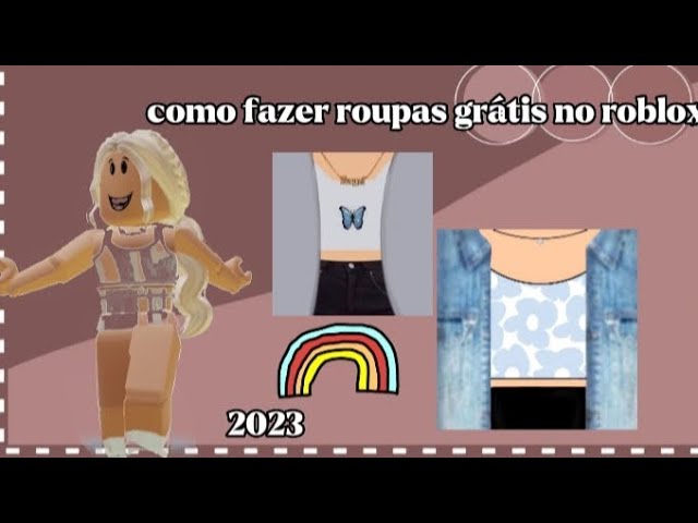 COMO TER ROUPAS BONITAS NO ROBLOX DE GRAÇA E SEM ROBUX + CÓDIGOS SECRETOS  DE ITENS!!!!😱 *atualizado* em 2023