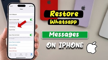How to restore whatsapp messages on iphone (2025)