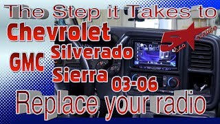 Passos para substituir o radio do seu Chevrolet Silverado ou GMC Sierra 2003 200