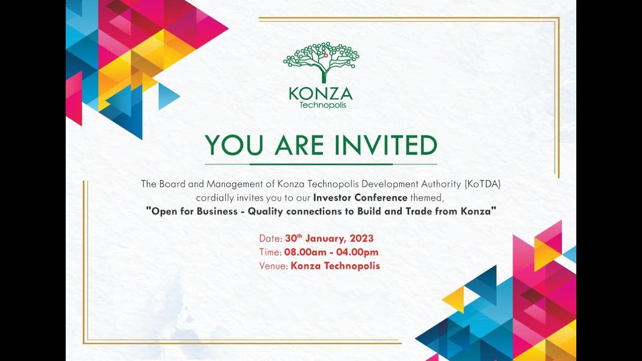 Konza Technopolis Investor Conference 30th Jan. 2023