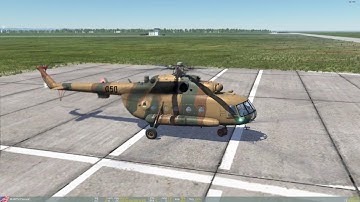 DCS World Mi-8 acrobatic practice