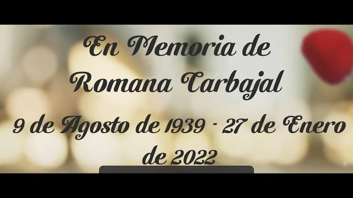 En Memoria de Romana Carbajal