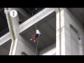 Radio One&#39;s Vernon Kay abseiling with The UK Bungee Club