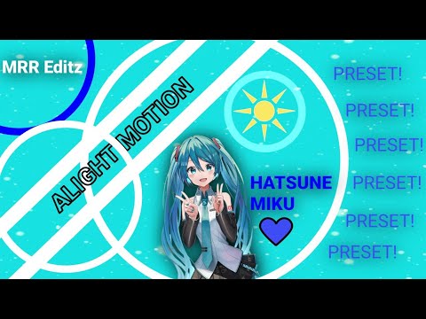 Preset Anime🔥👍 || DJ Kurang Tau🙏 || Hatsune Miku❤️ || ukuran 9:16 x 1:1
