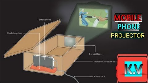 Build A Smartphone Projector! (Using Shoebox)/homemade projector/science projects for class/homemade