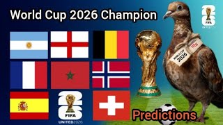 Download lagu 🔴 PREDIKSI JUARA PIALA DUNIA 2026 | PREDICTIONS
