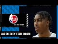 2022 NBA Draft prospect Jaden Ivey film session with Mike Schmitz | NBA on ESPN