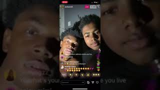 Bad Kid Bam calls Macei HIS Bae on live with Mark Jr