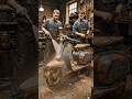 Rusty Vintage Scooter Restoration — From Scrap to Retro Beauty 🛵 #shorts #shortsfeed #trending