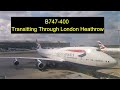 Trip Report London Heathrow Dallas Fortworth B 747-400 British Airways