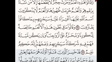 حفظ سورة الأنعام الآيات من (١٣٨_١٤٠)..مكرره{١٠مرات}بتلاوة رائعة للشيخ /محمد أيوب