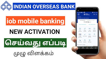 how to iob mobile banking activate tamil | iob mobile banking register | smart banking tamil | gokul
