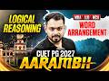 CUET PG Logical Reasoning 2027 | CUET PG Logical Reasoning Word Arrangement #cuetpg2027