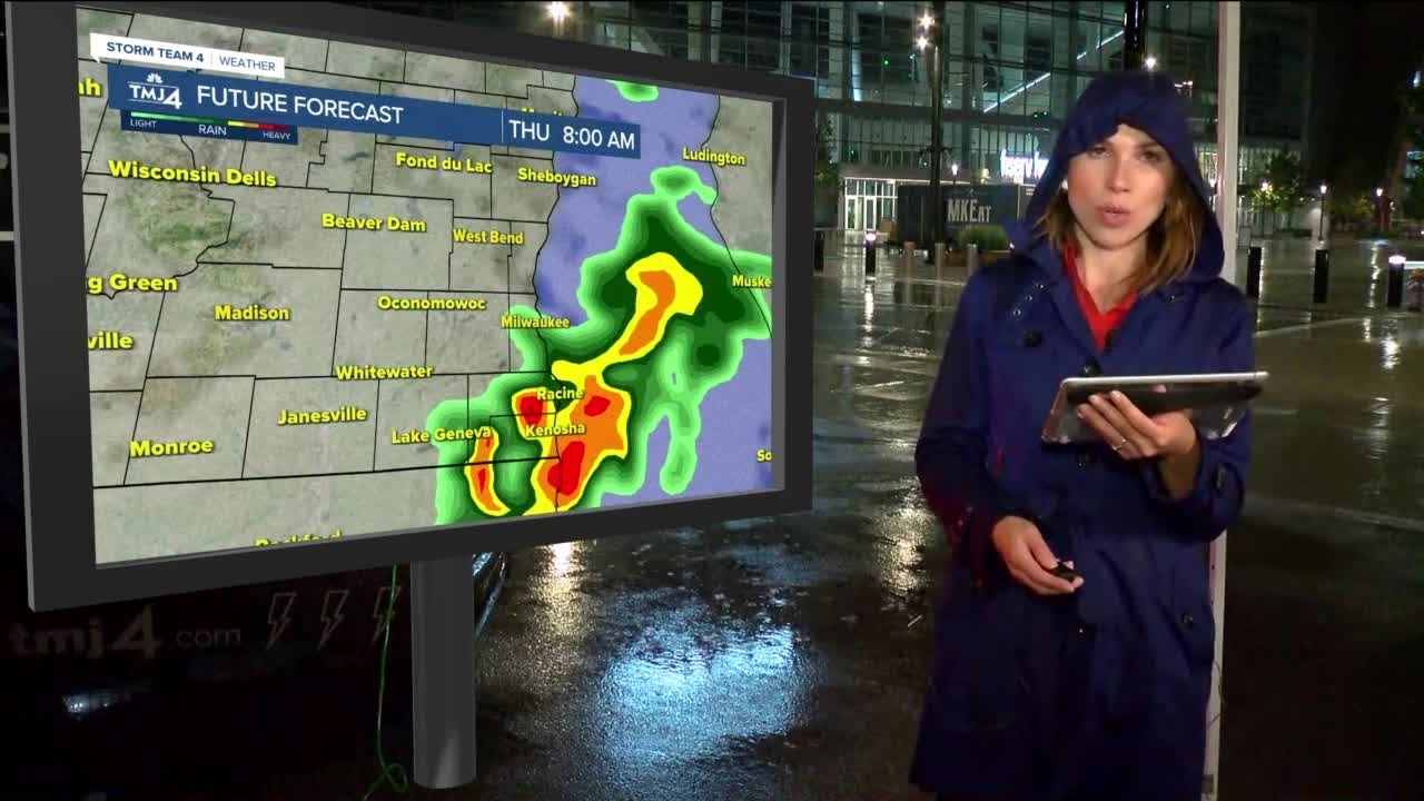 Showers and isolated t-storms Thursday - YouTube