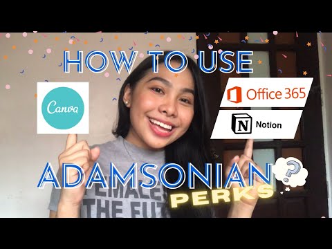 My Notion Setup | Canva Tutorial | Microsoft 365 | ADU Perks | Irish Zia Joy