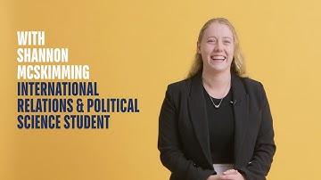 International Relations & Political Science with student Shannon McSkimming - Open Days 365