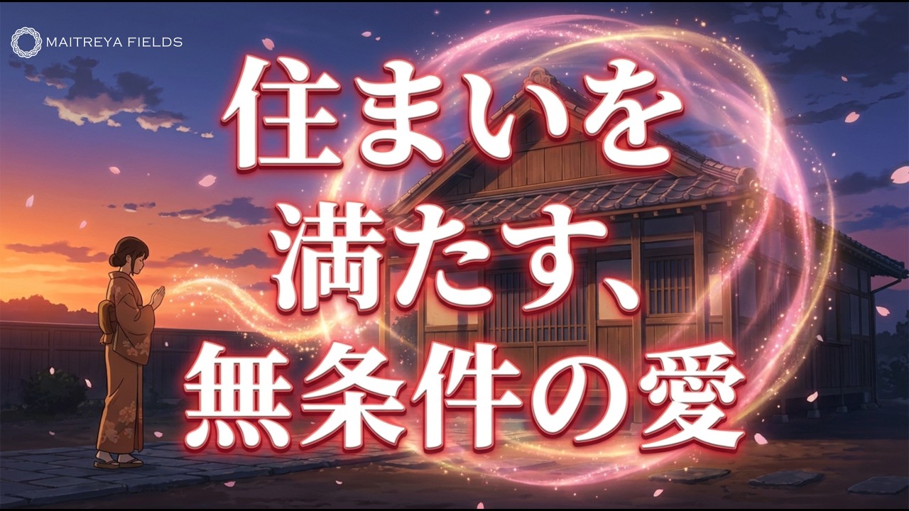 住まいを 満たす、無条件の愛 / エネルギー的にプログラムされたオーディオ/ Maitreya Reiki®