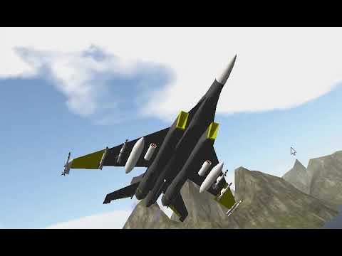 Test flight for my Vyk-30 "Poacher" (Simpleplanes) Test flight for my Vyk-30 "Poacher" (Simpleplanes)