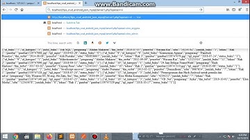 JSON pada PHP Dengan Menggunakan Database Perpustakaan (Admin , Anggota , Buku)