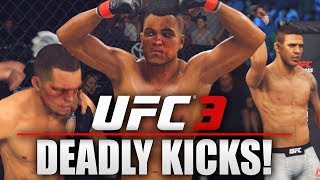 EA UFC 3 Career Mode: WTF! Nate Diaz Hands Are Quicker Than Lightning!