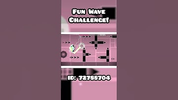 Fun, Satisfying GD Geometry Dash Wave Challenge #geometrydash #gd #gdlevels