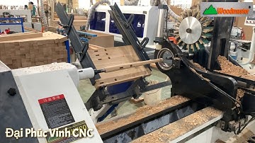 Máy Tiện CNC Tự Động Cấp Phôi | Tiện CNC + Chà Nhám Hoàn Thiện WM-1500L