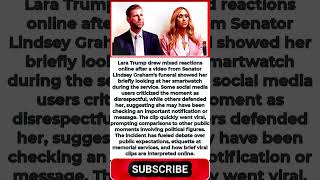 Lara Trump Sparks Backlash After Lindsey Graham's Funeral Moment Goes Viral!