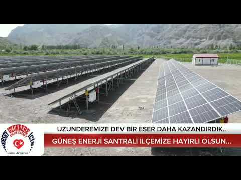 Uzundere’ye dev yatırım! 30 yıl bıyunca bütçeye ek gelir sağlayacak