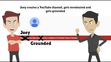 Joey creates a YouTube account, gets terminated and gets grounded