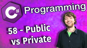 C# Programming Tutorial 58 - Public vs Private