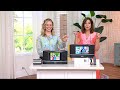 TV, DVD's, CD's, bluetooth and more: The Aiwa 10" EXOS Cinema with CD, DVD and Mirror Cast